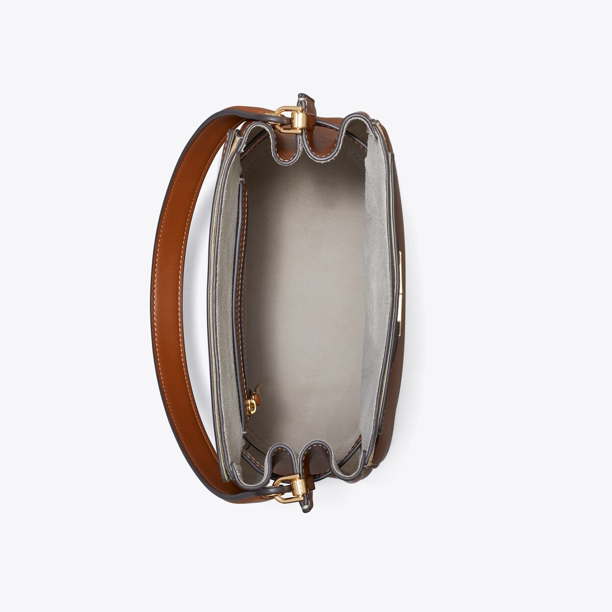 Lee Radziwill Bucket Bag in brown | Tory Burch