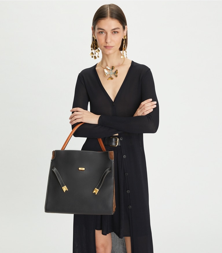 Tory burch lee radziwill black new arrivals