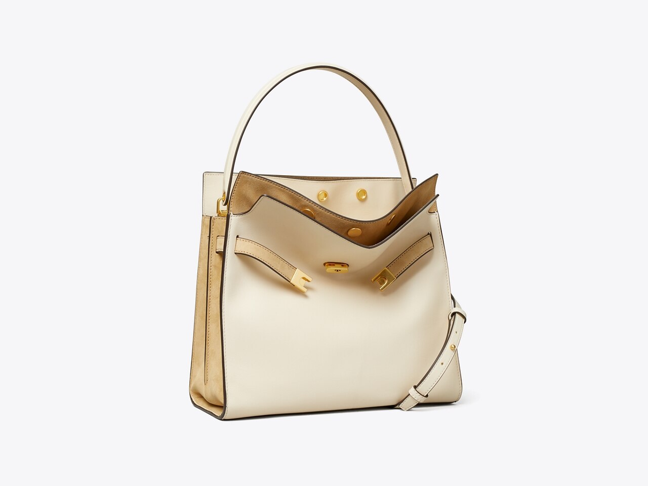This sub introduced me to the Tory Burch Lee Radziwill bags - got the small  double in Tiramisu and I love it so much! : r/handbags