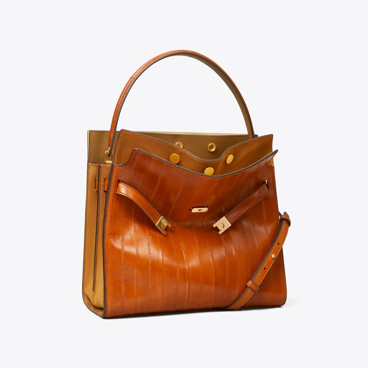 Lee Radziwill Eel Double Bag: Women's Handbags | Satchels | Tory Burch UK