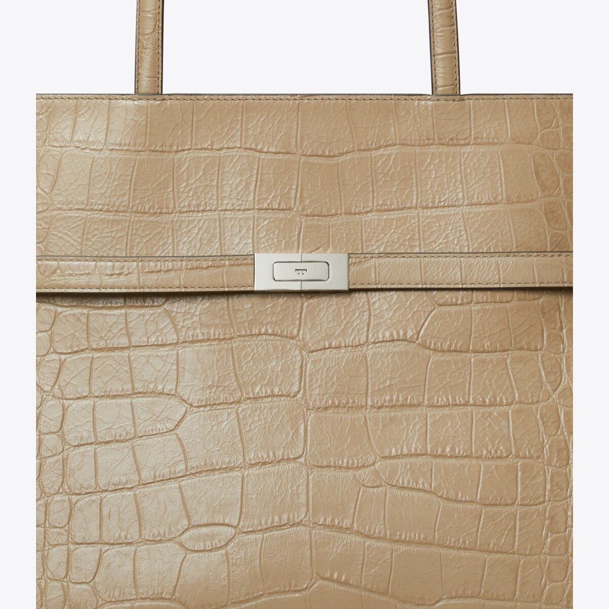 LEE RADZIWILL EMBOSSED TOTE - thumbnail 4