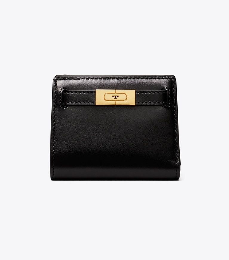 Tory Burch designer geldbörsen Lee Radziwill Mini-Geldbörse in Black angle