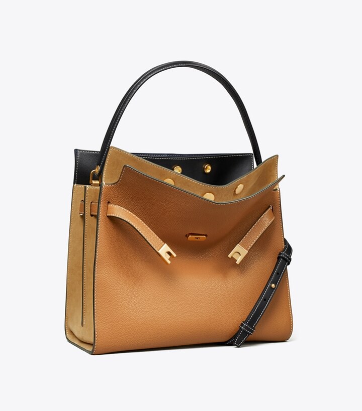 lee radziwill leather tote