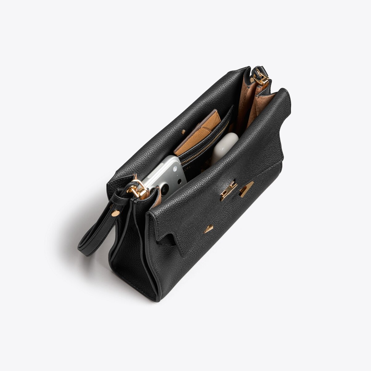Lee Radziwill Pebbled Shoulder Bag: Women's Designer Shoulder Bags