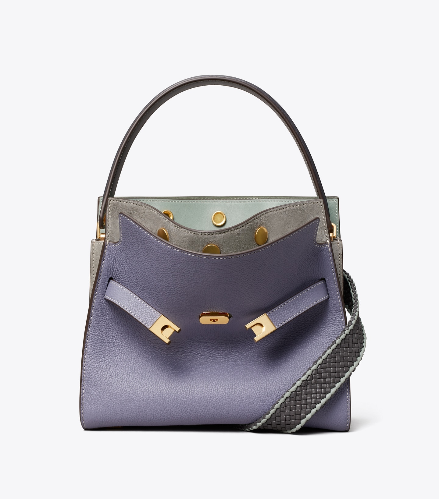 Lee Radziwill Pebbled Small Double Bag 