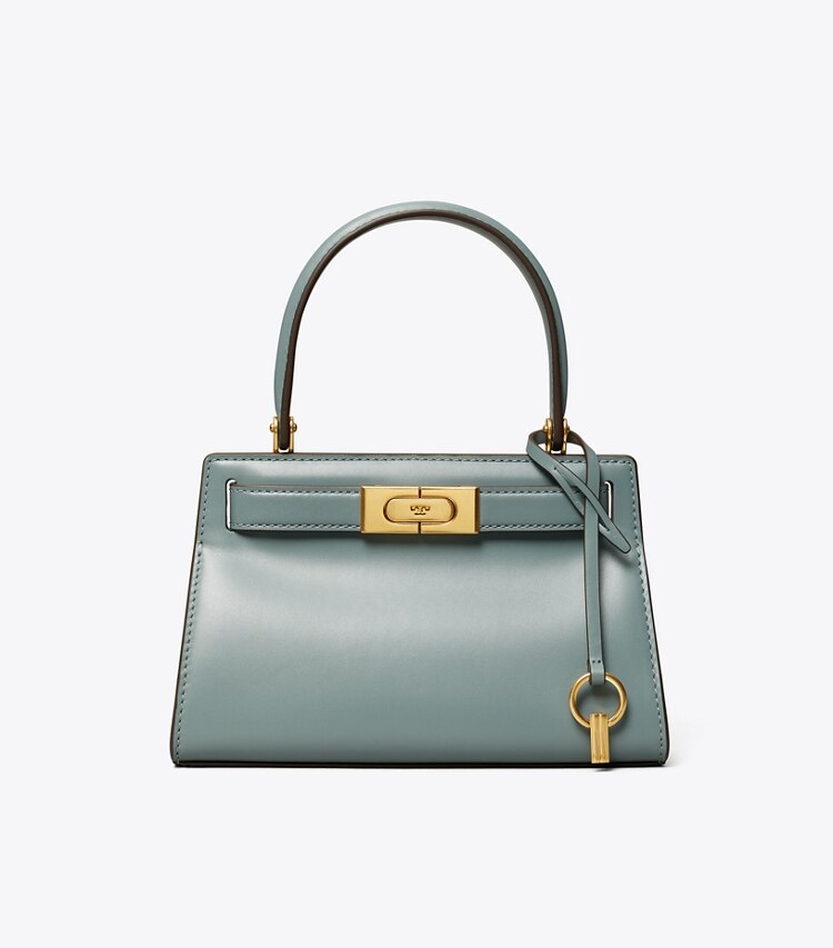 Tory Burch designer crossbody bags Lee Radziwill Petite Bag in Polar Sky front