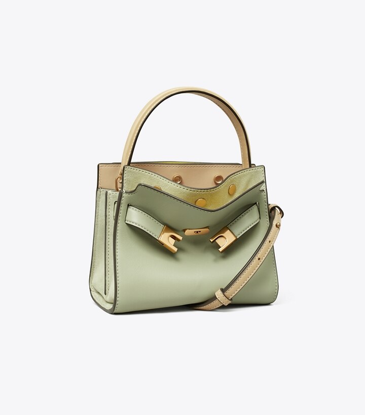 Tory Burch Lee Radziwill Double Bag in Green