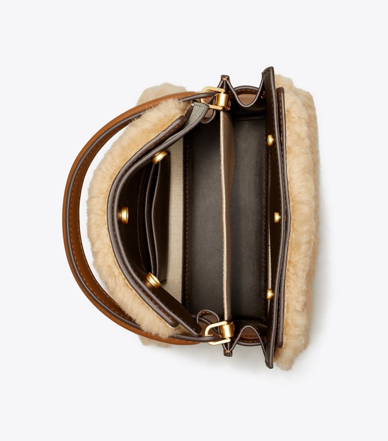 Tory Burch designer crossbody bags Lee Radziwill Petite Double Bag in Natural angle