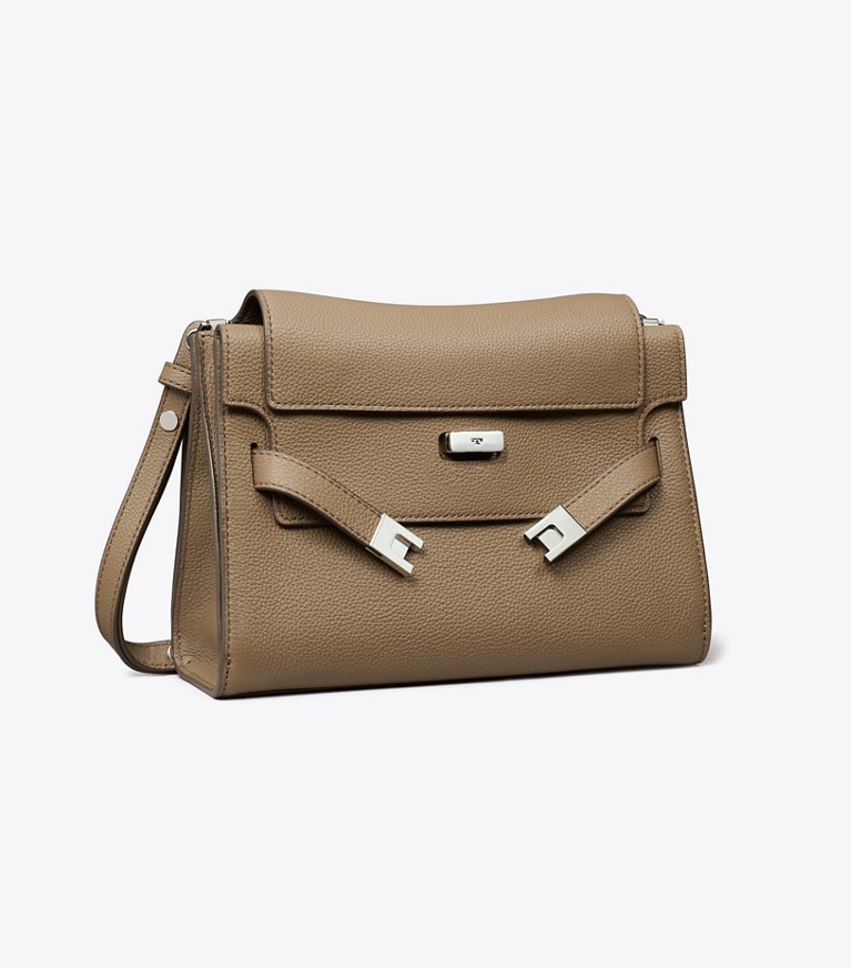 Lee Radziwill Shoulder Bag in light brown | Tory Burch