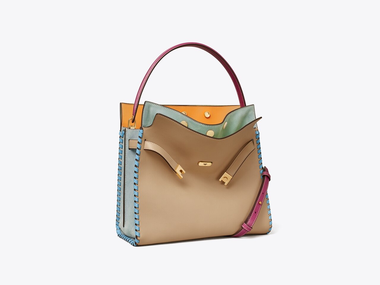 Tory Burch - Our Lee Radziwill Double Bag contrasts structure and
