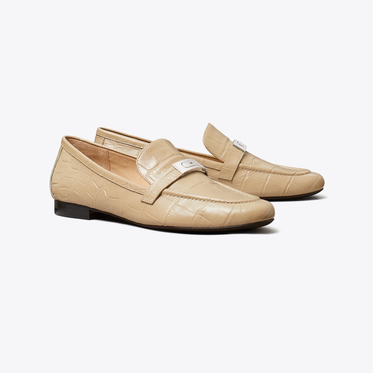 Tory Burch ベージュ ローファー LeeLee Loafer: Women's Designer Flats | Tory Burch