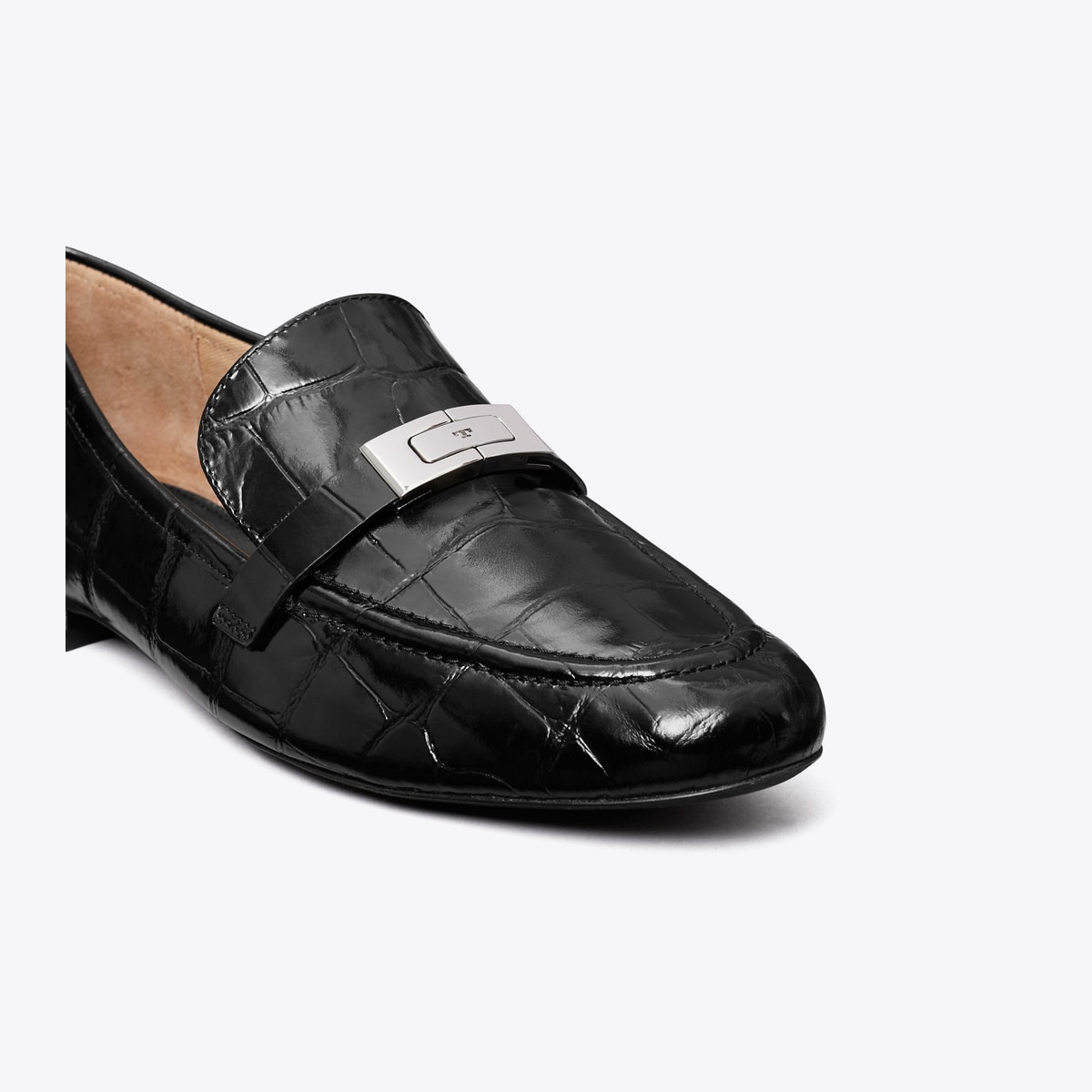 Tory Burch Black Patent Leather Strap Loafers Tory Burch Shoes of the  main image 2