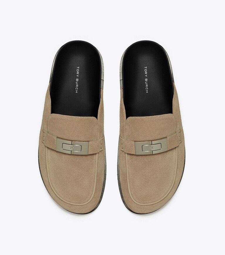 Tory Burch designer loafers LeeLee Pantolette in AVOLA von oben