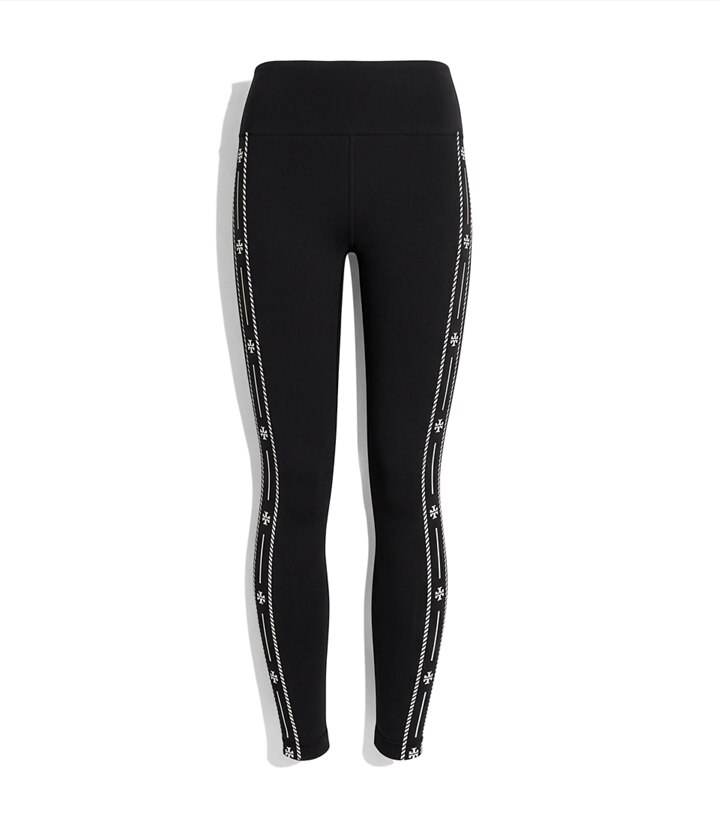 Legging de compression à bordure ornée du logo