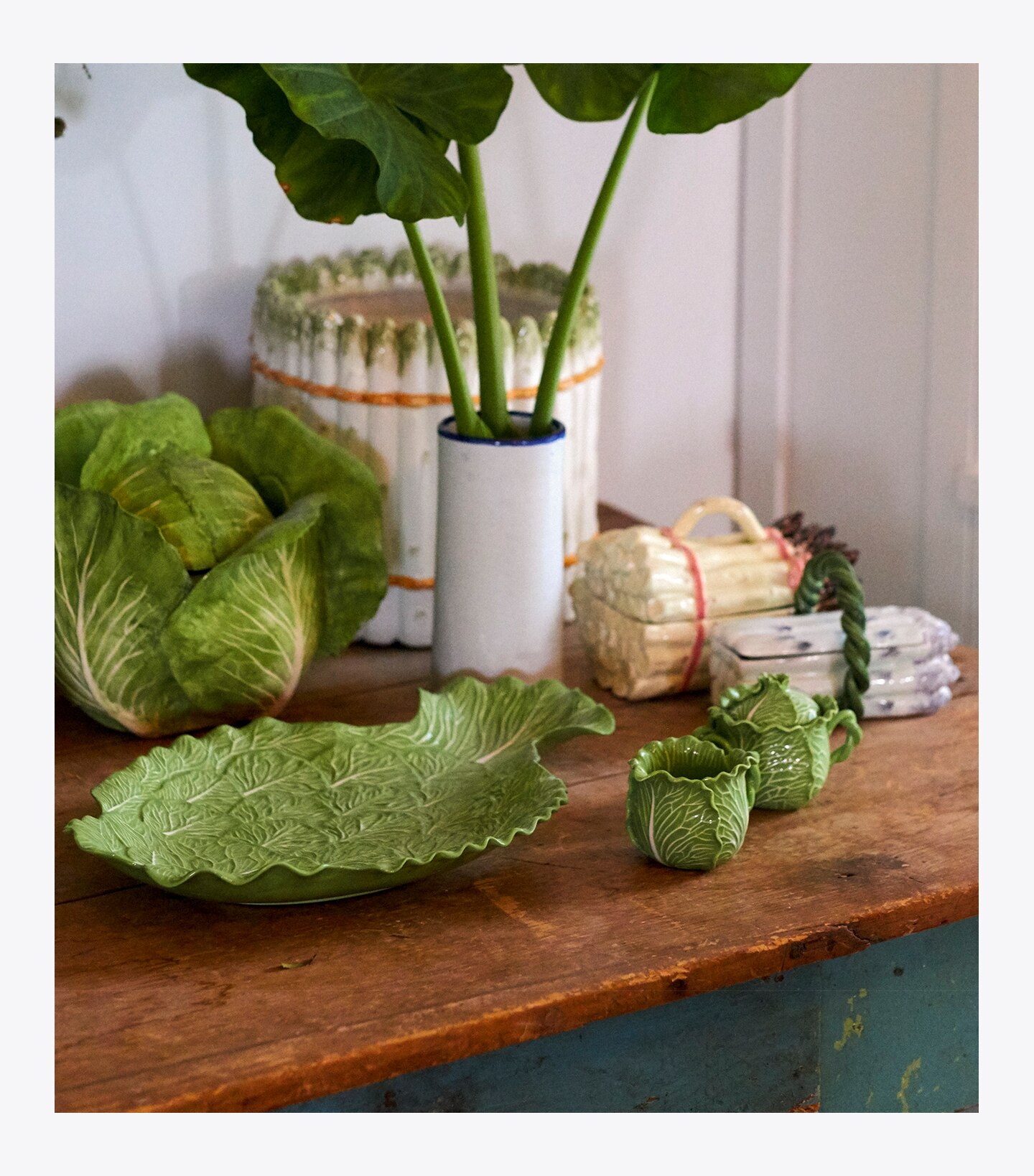 Lettuce Ware Crudité Dish