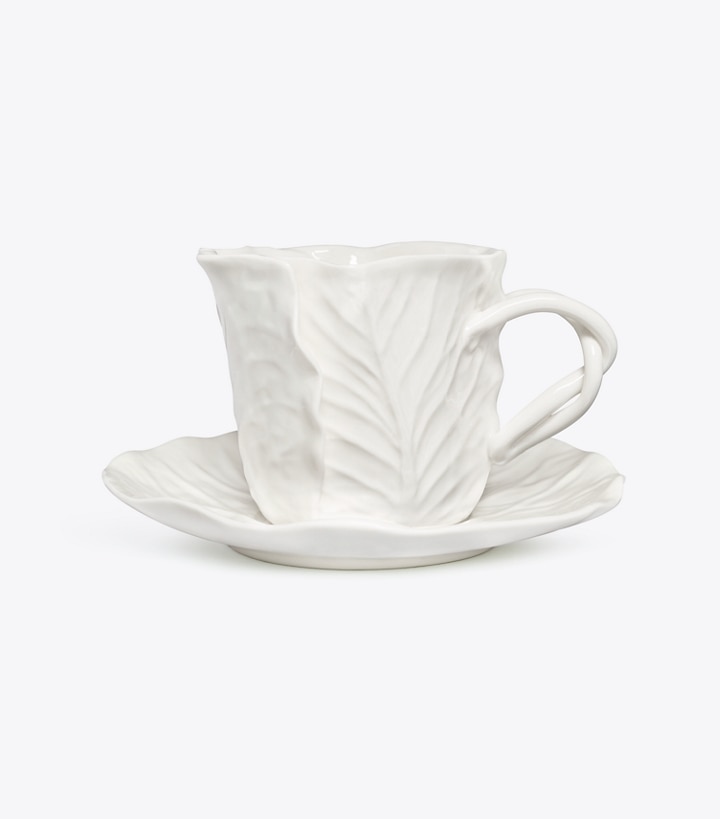 Lettuce Ware Cup & Saucer, Set of 2: Women's Home | Tabletop & Drinkware | Tory  Burch EU