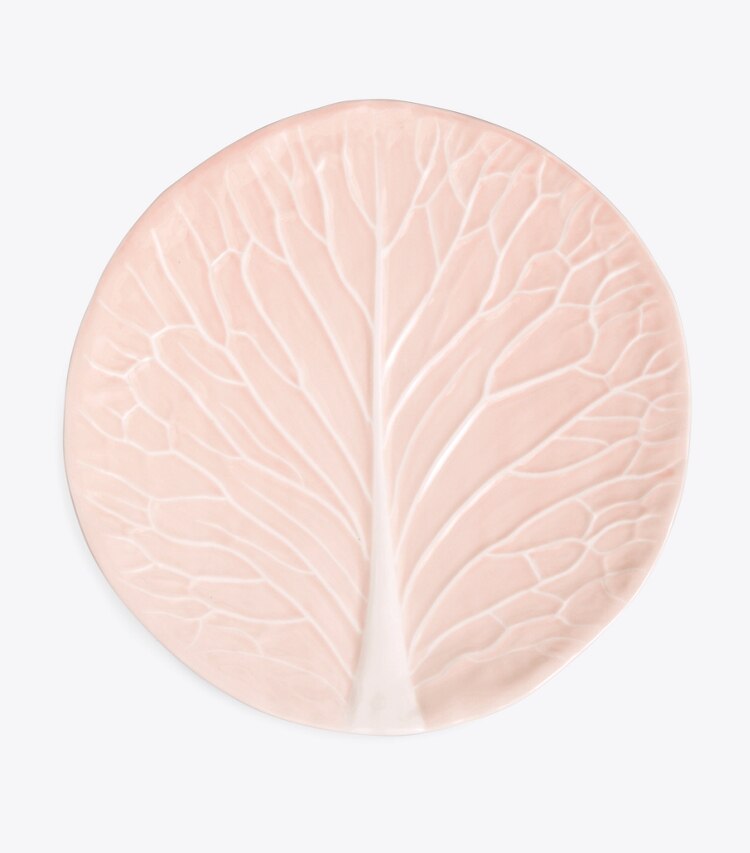 Tory Burch designer tabletop & drinkware Lettuce Ware Dinner Plate, Set of 2 in Pale Pink front