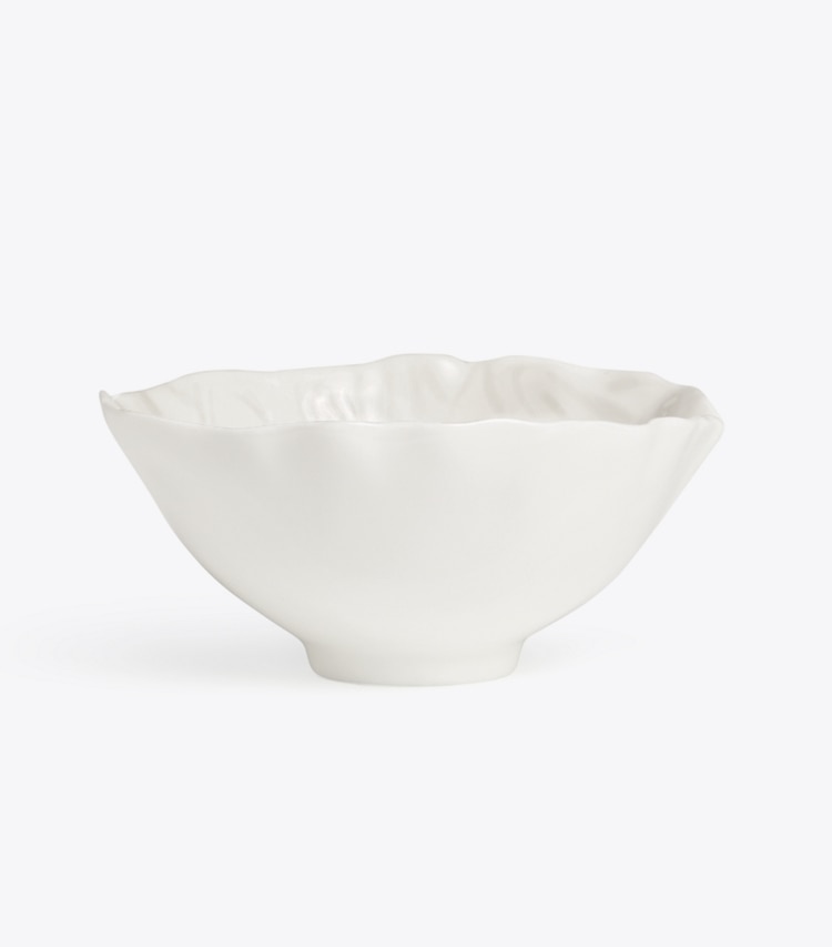 Tory Burch designer tabletop & drinkware Lettuce Ware Soup Bowl, Set of 4 in White front