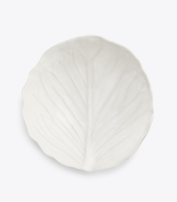 Tory Burch designer tabletop & drinkware Lettuce Ware Soup Bowl, Set of 4 in White overhead