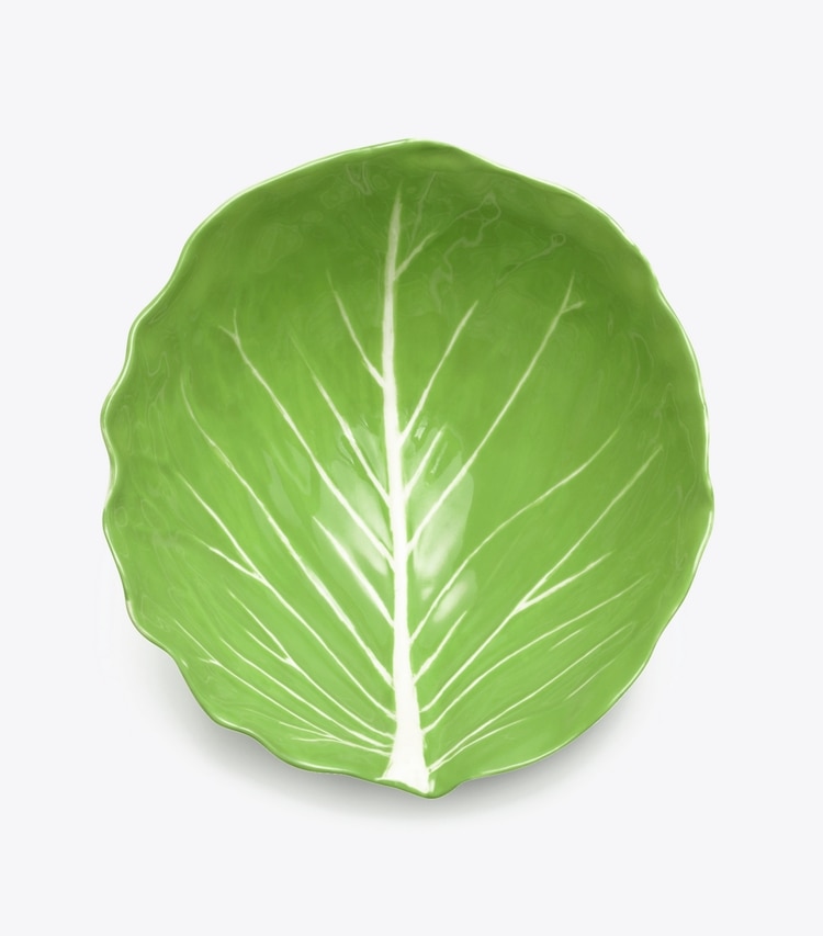 Tory Burch designer tabletop & drinkware Lettuce Ware Soup Bowl, Set of 4 in Green overhead