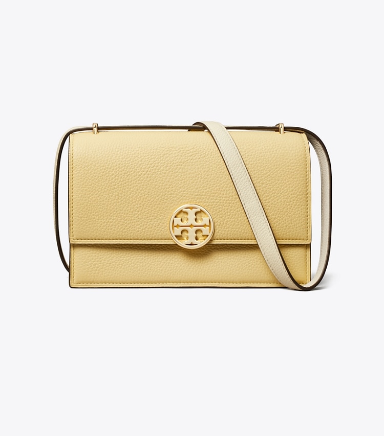 Tory Burch designer shoulder bags Limited-Edition Colorblock Shoulder Bag in Light Honey front