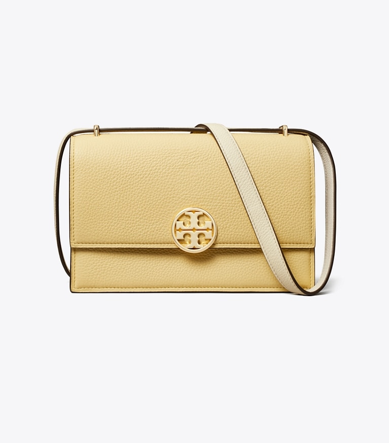 Tory Burch designer shoulder bags Limited-Edition Colorblock Shoulder Bag in Light Honey angle