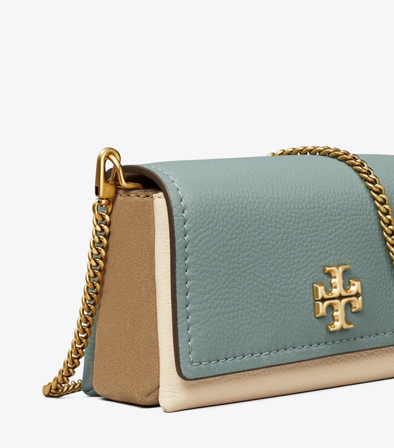 Tory Burch designer crossbody bags Limited-Edition Mini Bag in ARCTIC / BRIE / PEBBLESTONE angle