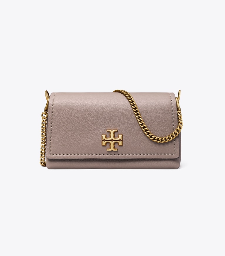 Tory Burch designer crossbody bags Limited-Edition Mini Bag in Silver Maple angle