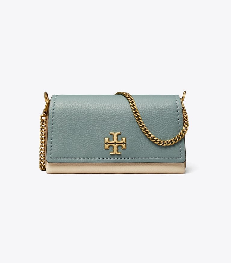 Tory Burch designer crossbody bags Limited-Edition Mini Bag in ARCTIC / BRIE / PEBBLESTONE angle