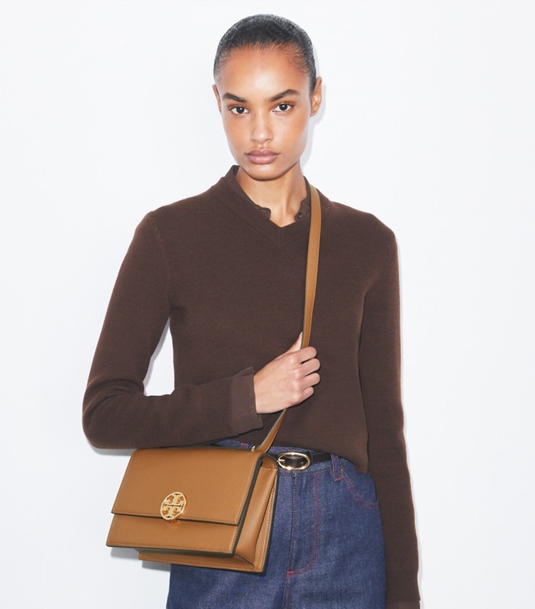 Tory Burch designer shoulder bags Limited-Edition Shoulder Bag in Tiger'S Eye additional on model
