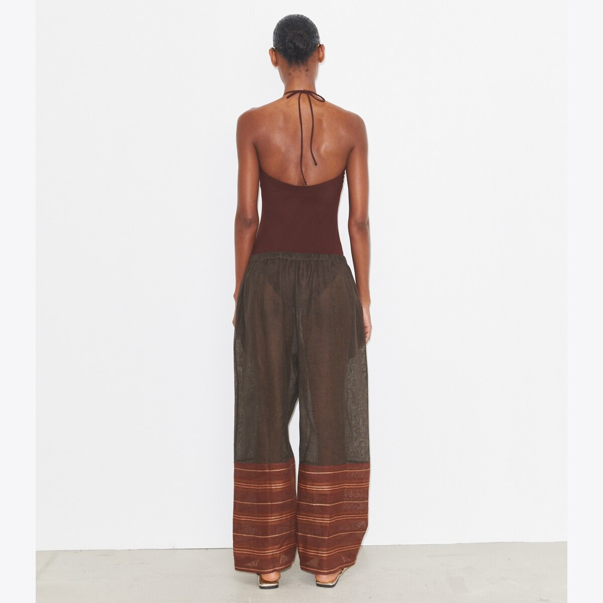 LINEN BEACH PANT - thumbnail 3