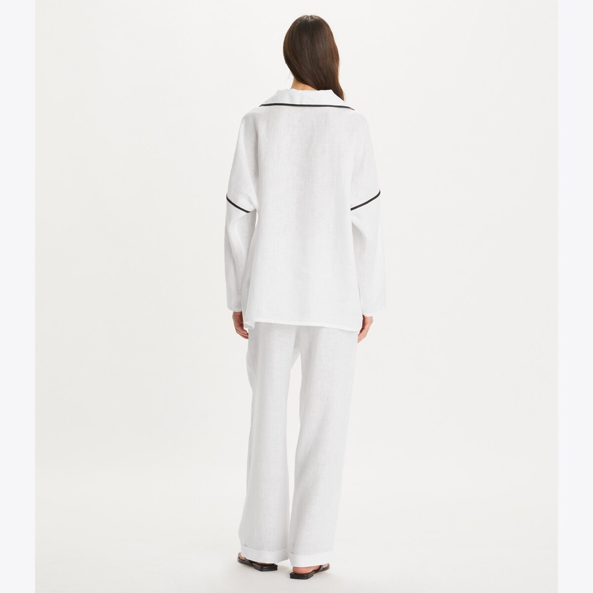 Linen Beach Shirt: Women's Designer Coverups | Tory Burch