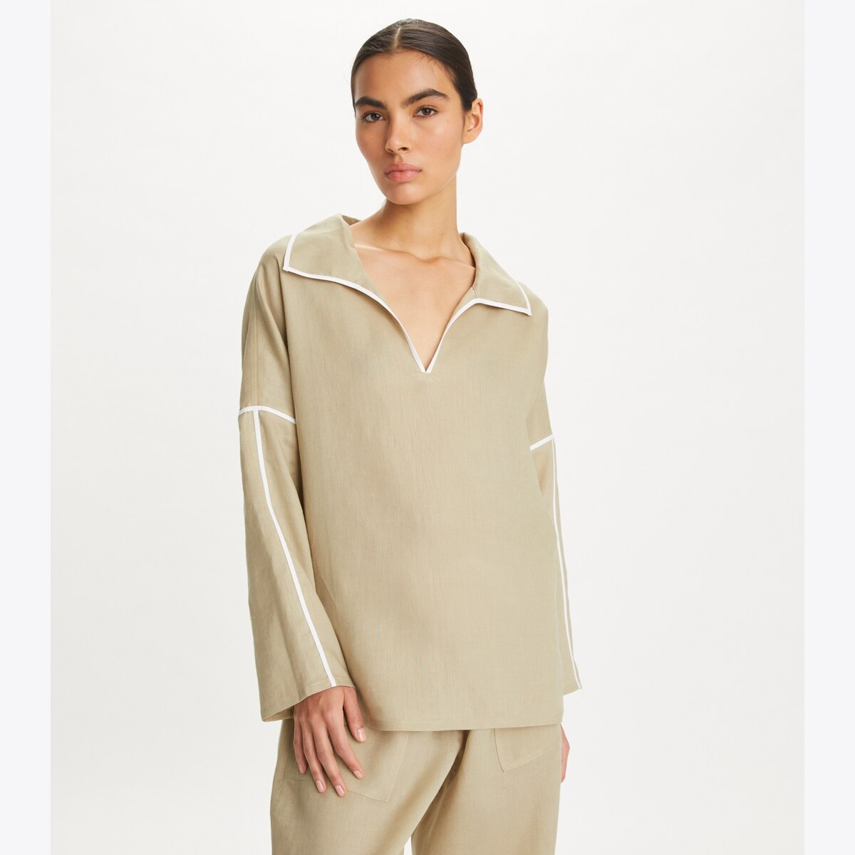 インナー・ルームウェアその他 Tory Burch Beachwear & underwear Linen Beach Shirt: Women's Swim | Coverups | Tory Burch EU