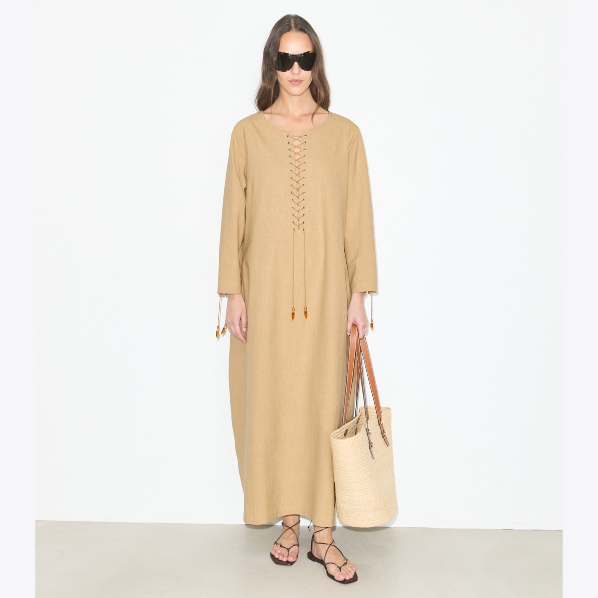 LINEN CAFTAN - thumbnail 2