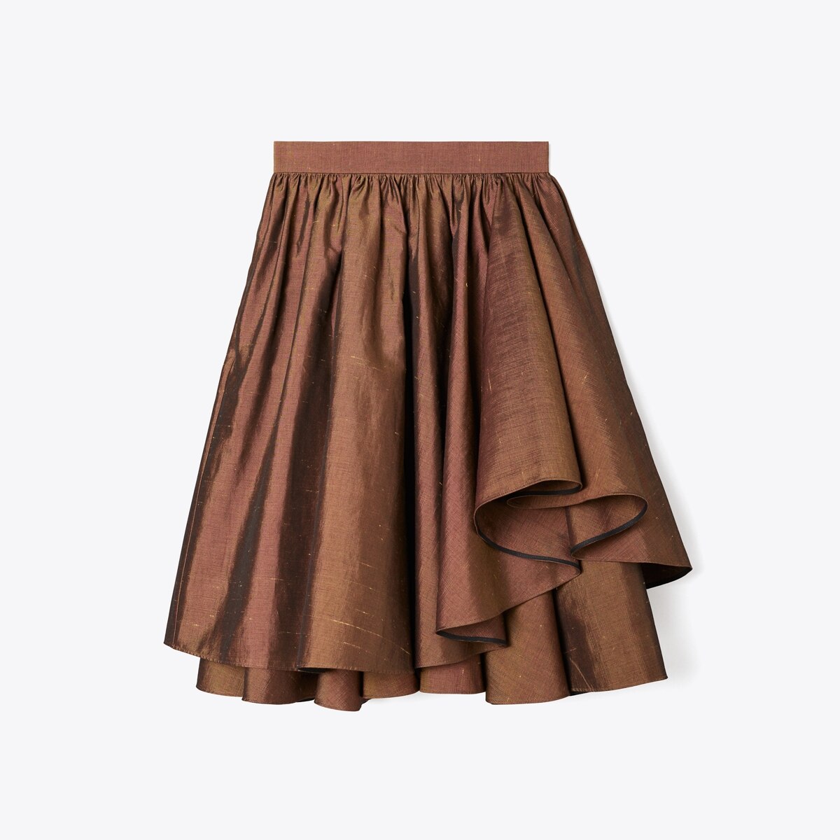 Linen Shantung Ballet Skirt Women's Designer Bottoms Tory Burch