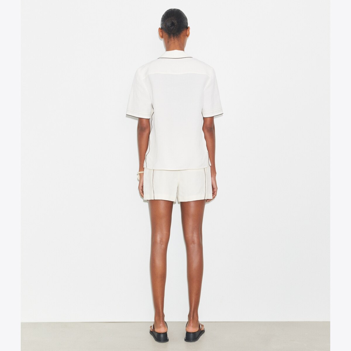 Linen Short: Women's Designer Bottoms | Tory Burch