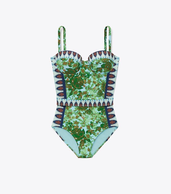 Lipsi Printed One-Piece Swimsuit: Women's Swim | One Pieces | Tory Burch EU