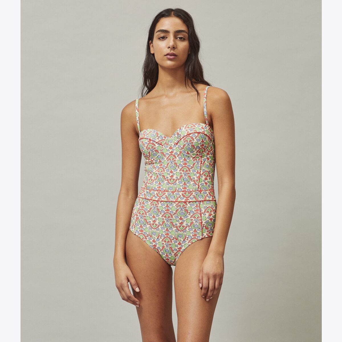 Lipsi Printed One-Piece Swimsuit: Women's Designer One