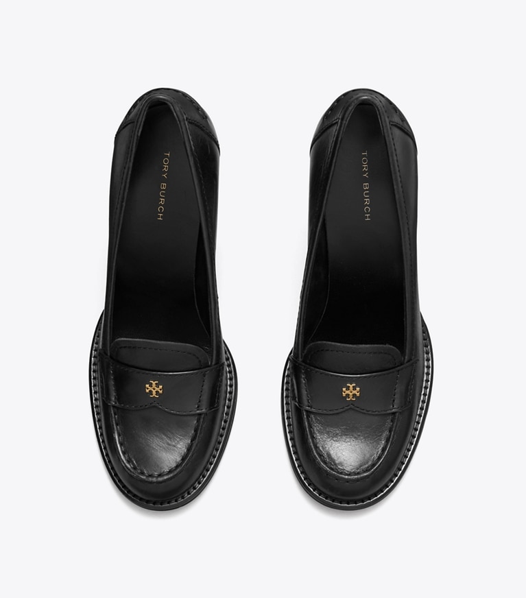 Tory Burch designer heels Loafer Pump in PERFECT BLACK overhead