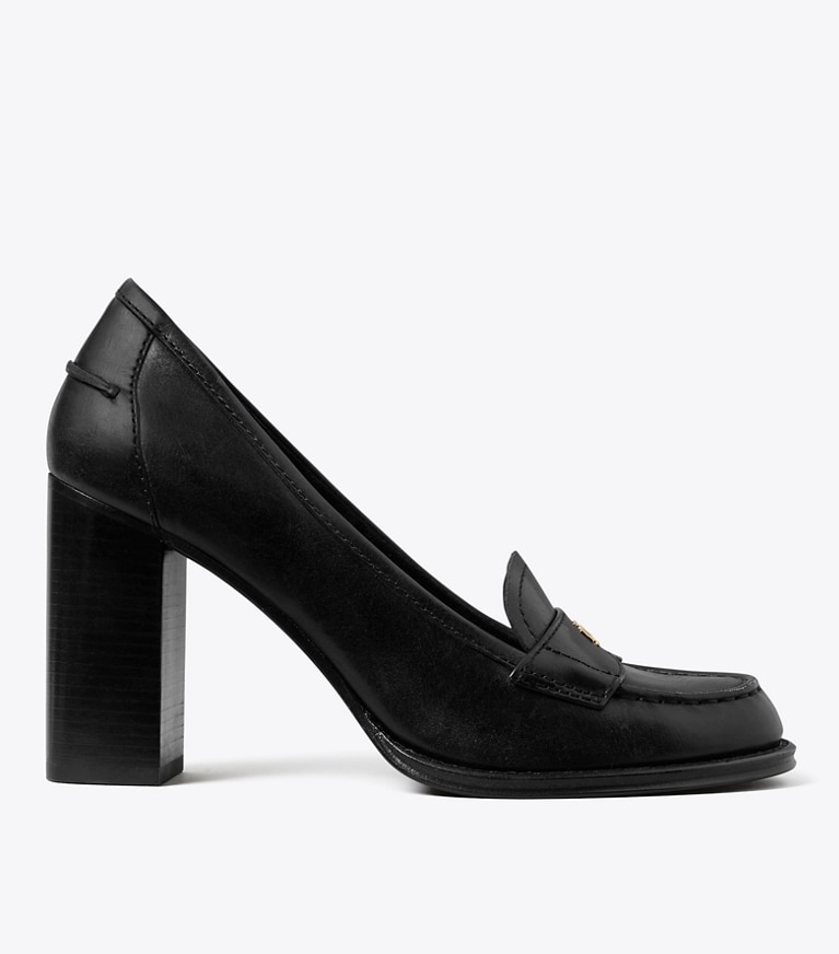 Tory Burch designer heels Loafer Pump in PERFECT BLACK side