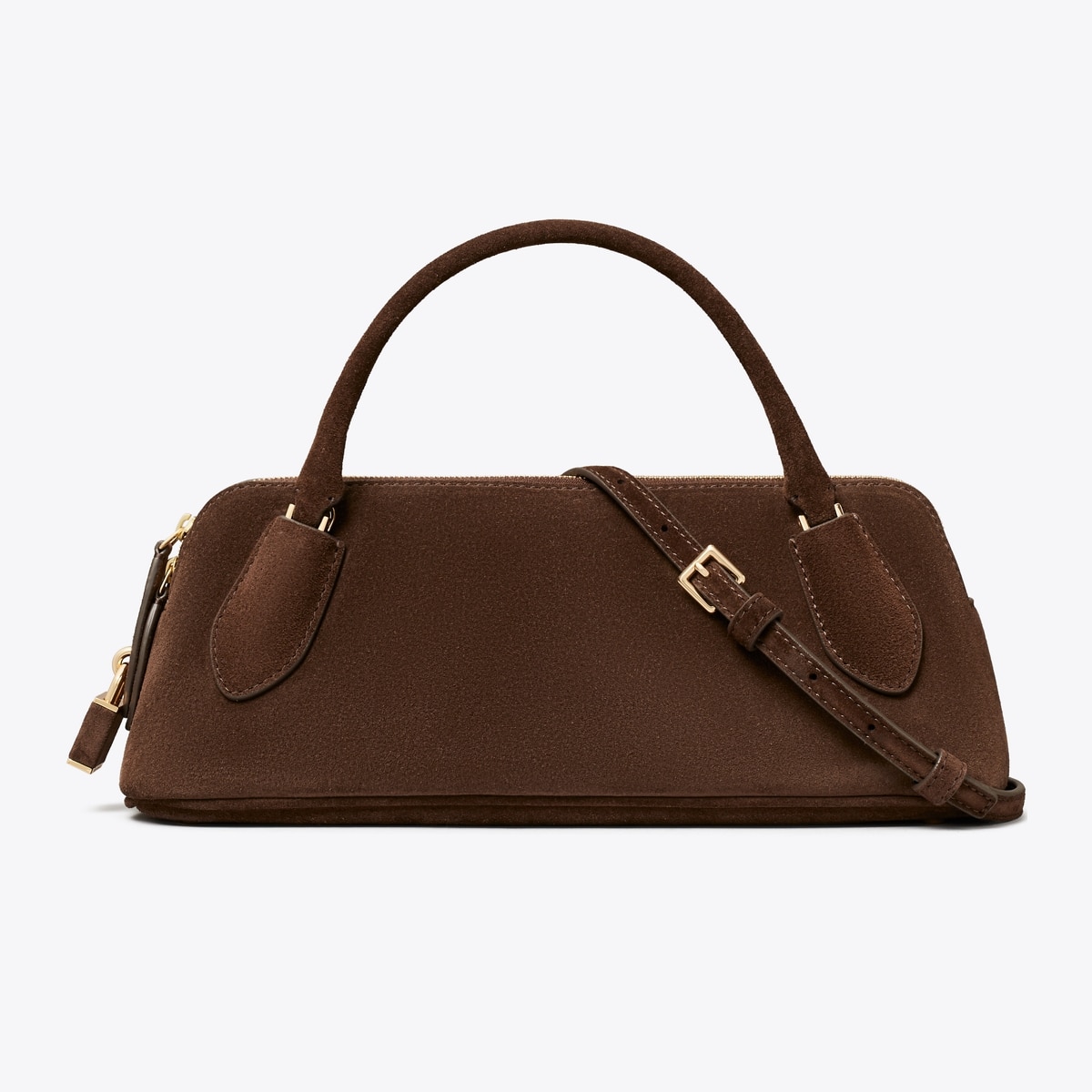 Lock Suede Top Handle Bag: Women's Designer Crossbody Bags | Tory