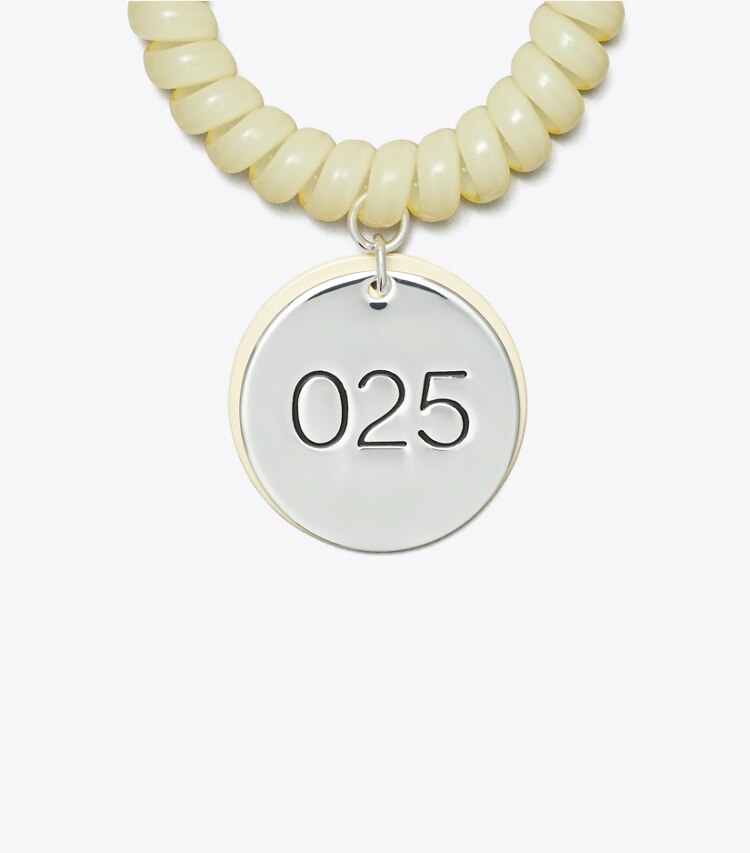 Tory Burch designer armbänder Locker Room Armband in White detail