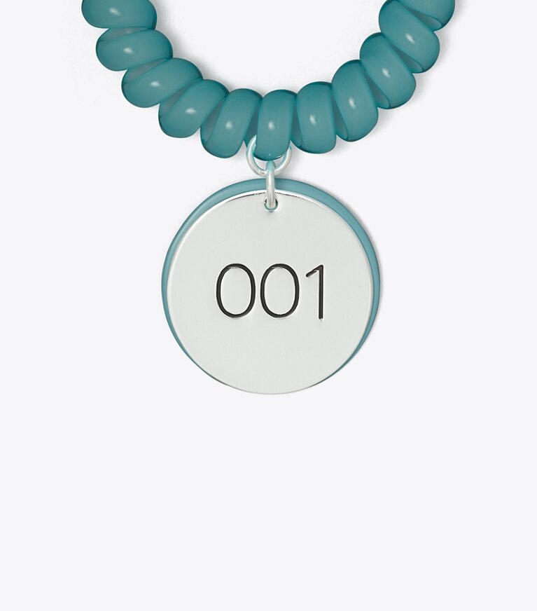 Tory Burch designer armbänder Locker Room Armband in Aqua front