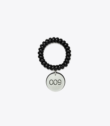Tory Burch designer bracelets Locker Room Bracelet in Black front