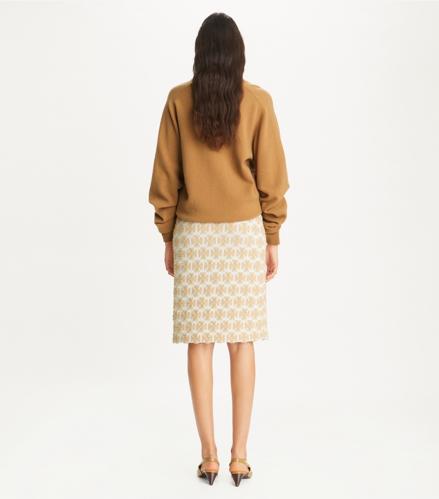 Logo Bouclé Skirt