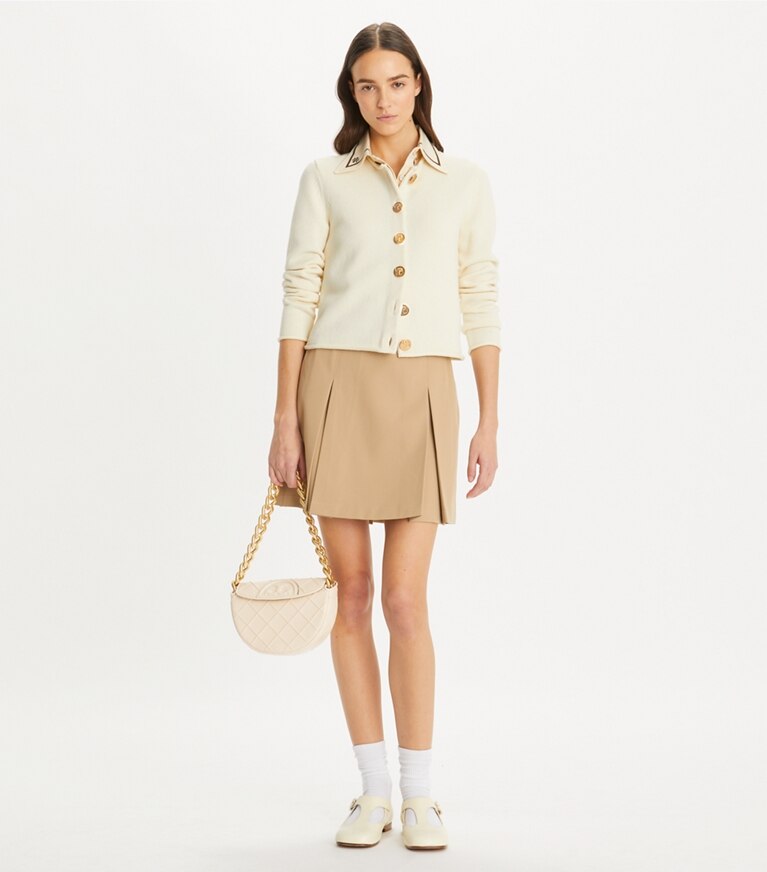 Tory burch shop logo button cardigan