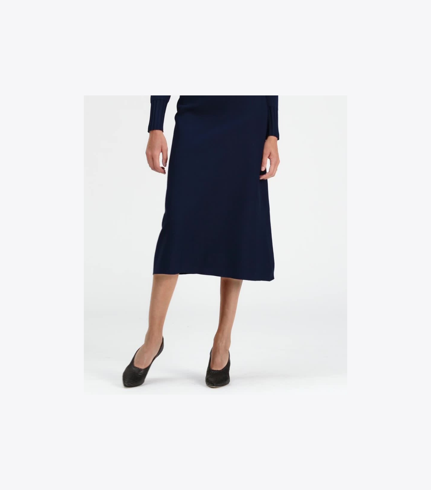 Logo Knit Polo Dress