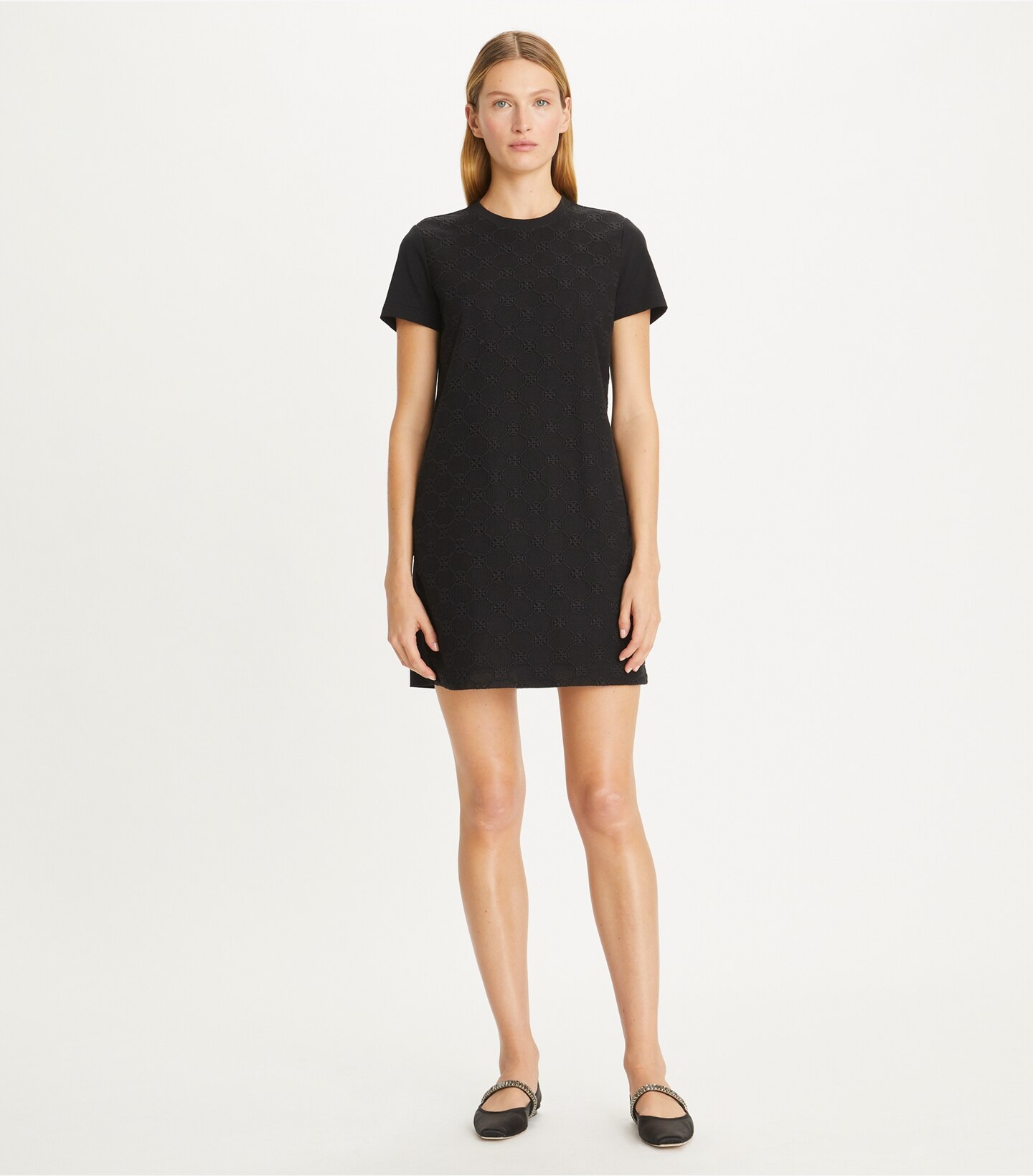 Logo Lace T-Shirt Dress