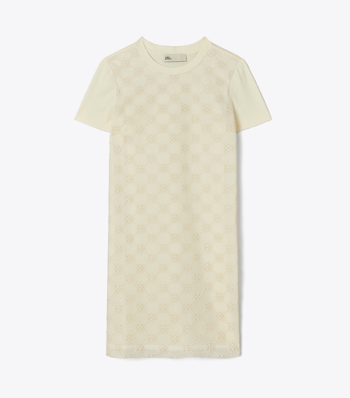 Tory Burch ❁ ロゴレースTシャツドレス | www.darquer.fr