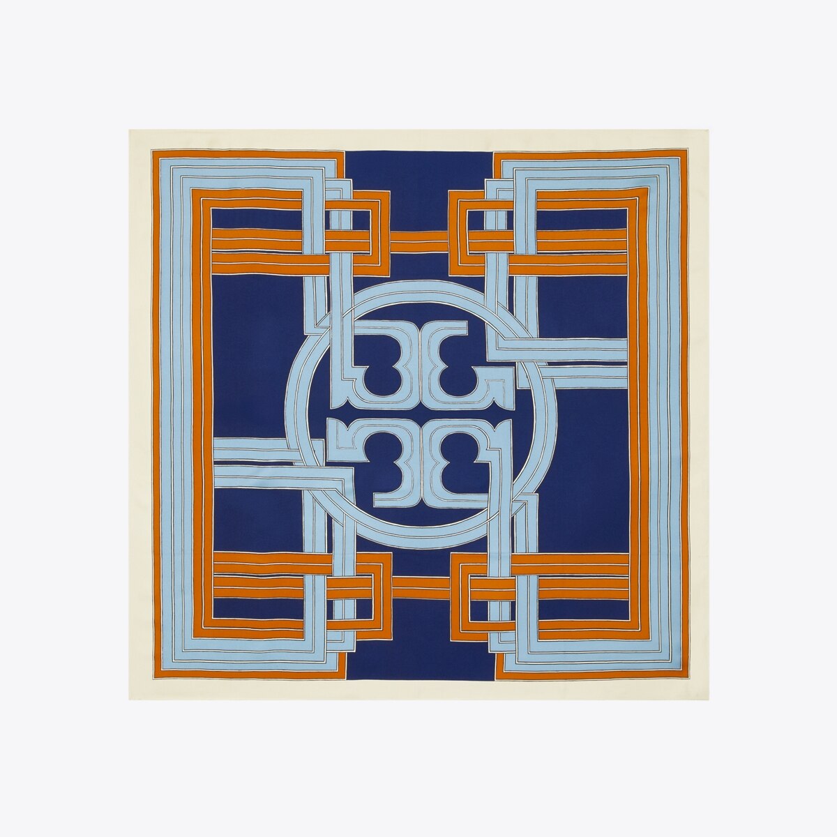 Logo Link Silk Square Scarf : Women's Accessories | Scarves | Tory Burch EU